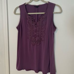 Purple dressy top